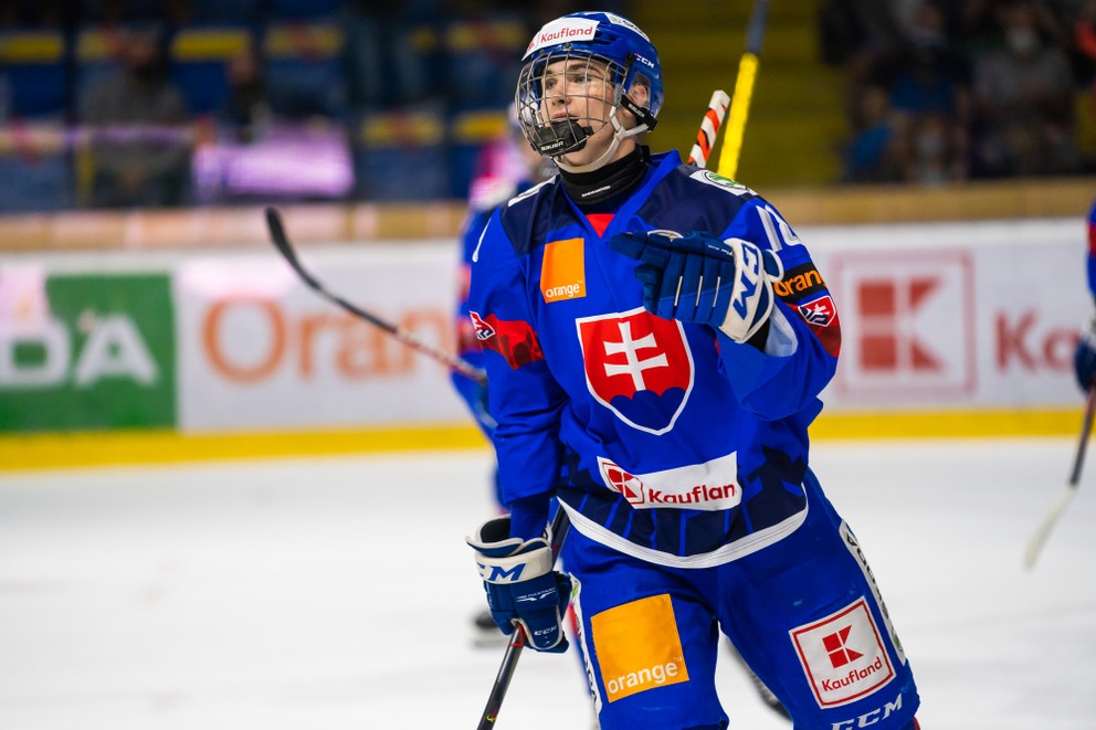 Markus Suchý na turnaji Hlinka Gretzky Cup, kde Slovensko skončilo na druhom mieste. 