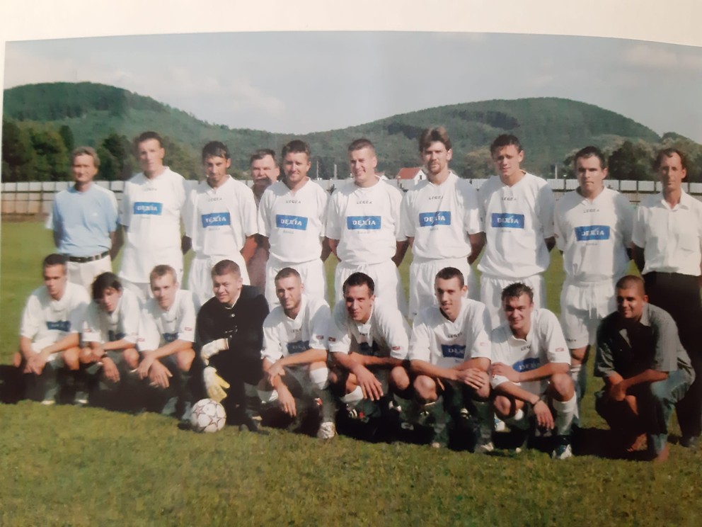 Mužstvo Slovan Divín v nedávnej minulosti.