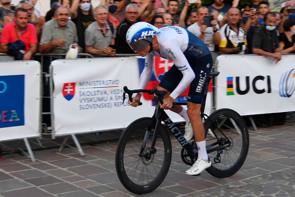 Chris Froome na pretekoch Okolo Slovenska 2021.