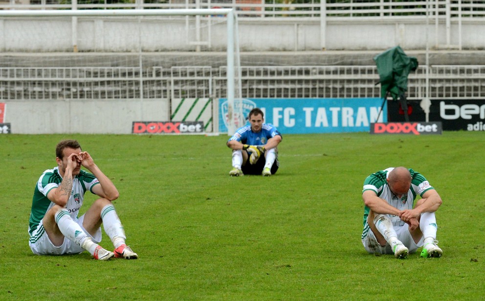 Prešovskí futbalisti smútia po vypadnutí z ligy. V priamom súboji o záchranu prehrali doma s Trnavou.