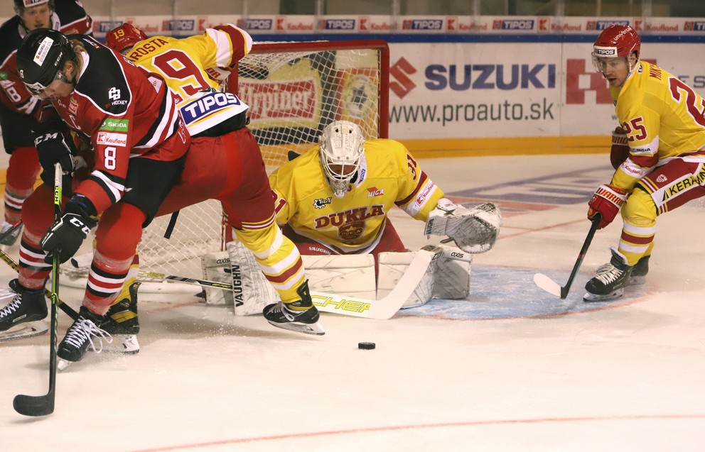 Michal Valent v drese Dukly Trenčín.