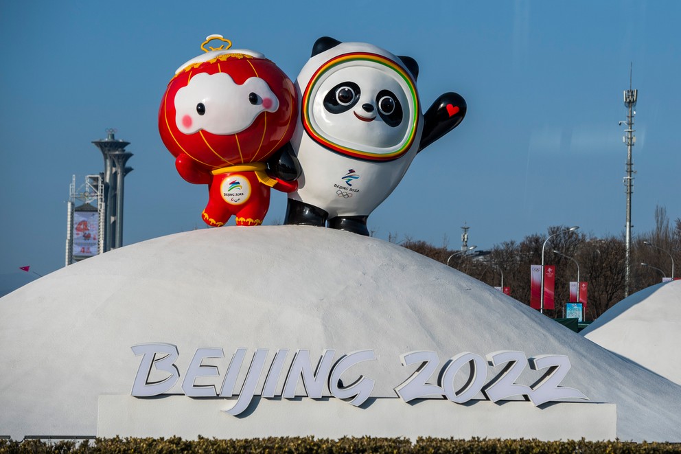 Maskoti na ZOH 2022 v Pekingu.