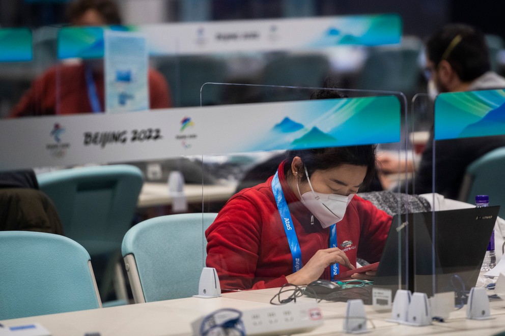 Novinárka na ZOH 2022 v Pekingu.