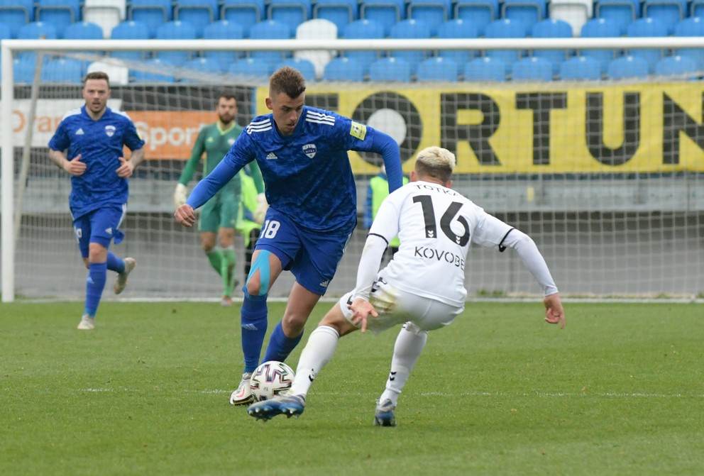 Matej Franko v drese FC Nitra.