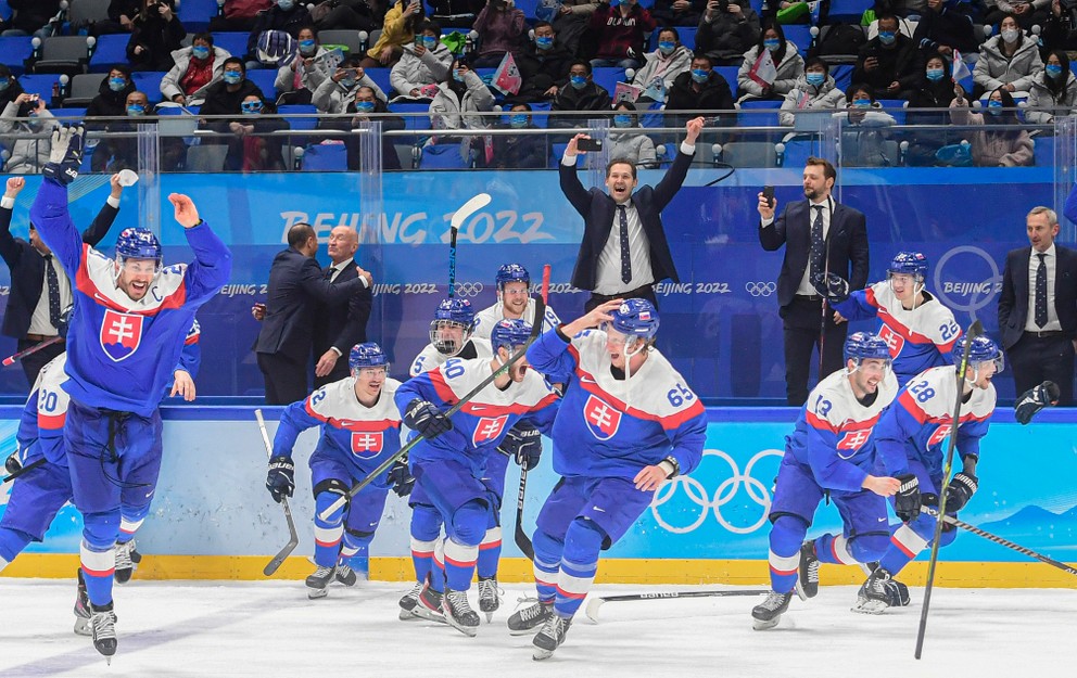 Slovenskí hokejisti získali bronz za 3. miesto na ZOH 2022 v Pekingu.