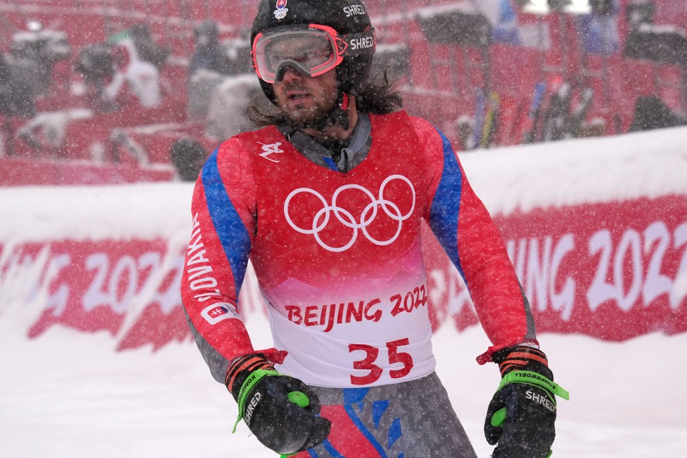 Andreas Žampa skonči v obrovskom slalome v Pekingu na 16. mieste.