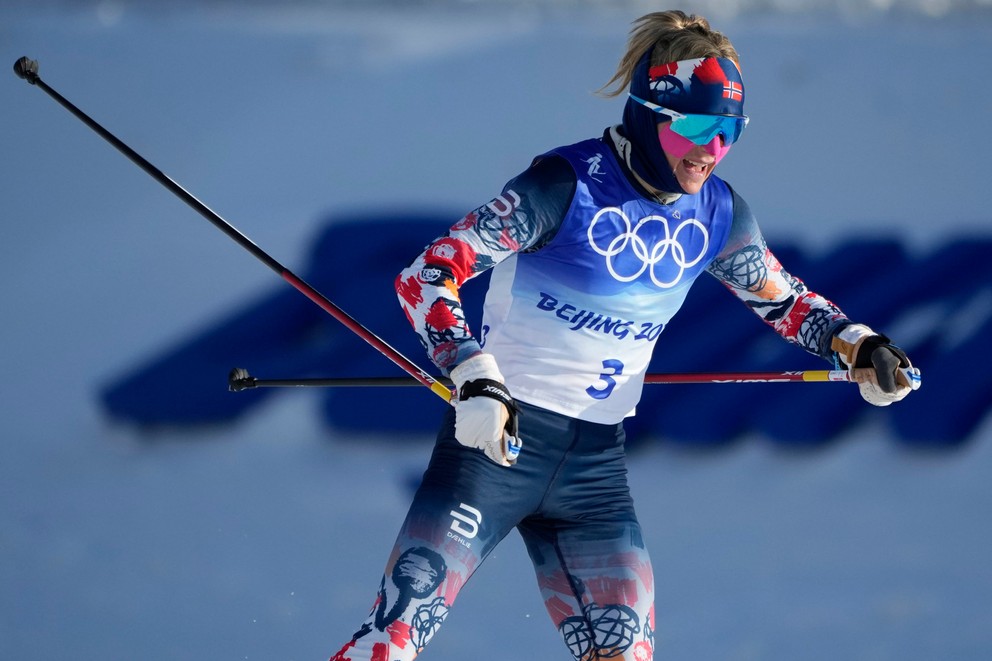 Nórska reprezentantka v behu na lyžiach Therese Johaugová. 