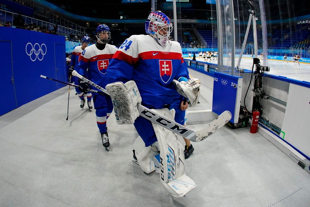 Patrik Rybár viedol slovenských hokejistov na zápas o postup do štvrťfinále proti Nemecku na ZOH 2022 v Pekingu.