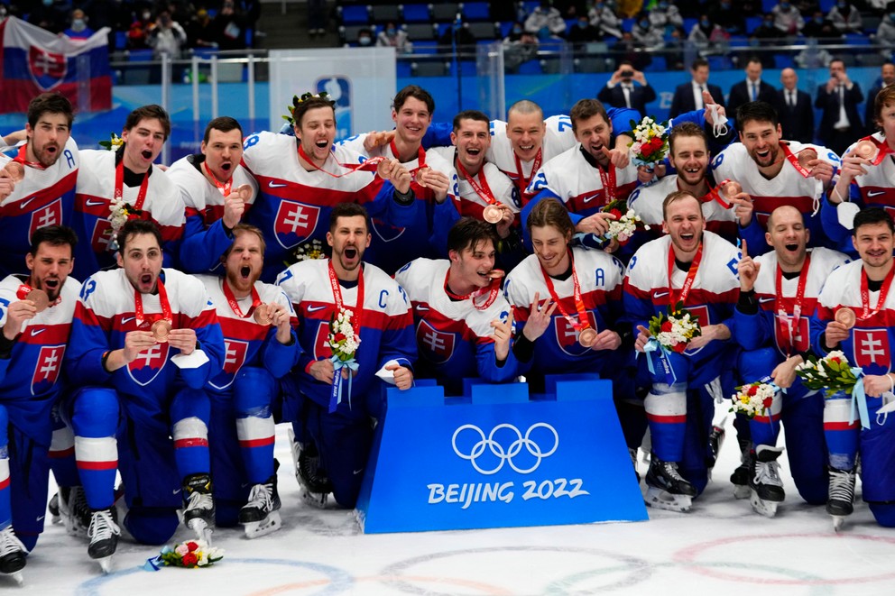 Slovensko čaká veľká oslava po zisku bronzu na ZOH 2022 v Pekingu.