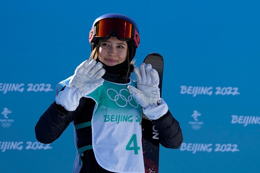 Eileen Gu na ZOH 2022 v Pekingu.