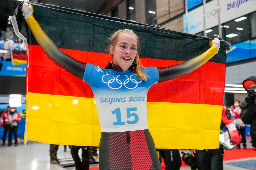Hannah Neiseová získala zlato na ZOH 2022 v Pekingu.