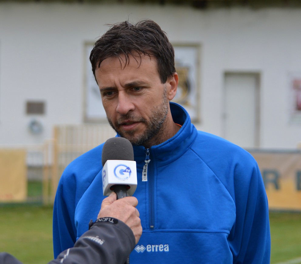 Hrajúci tréner FK Kolárovo Zsolt Máté.
