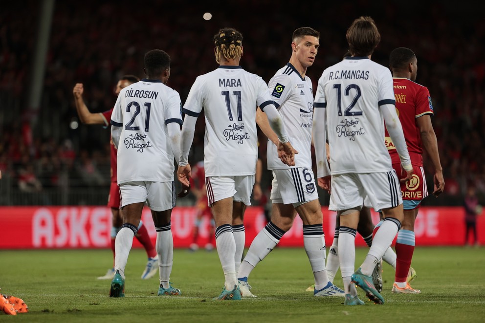 Futbalisti FC Girondins de Bordeaux.