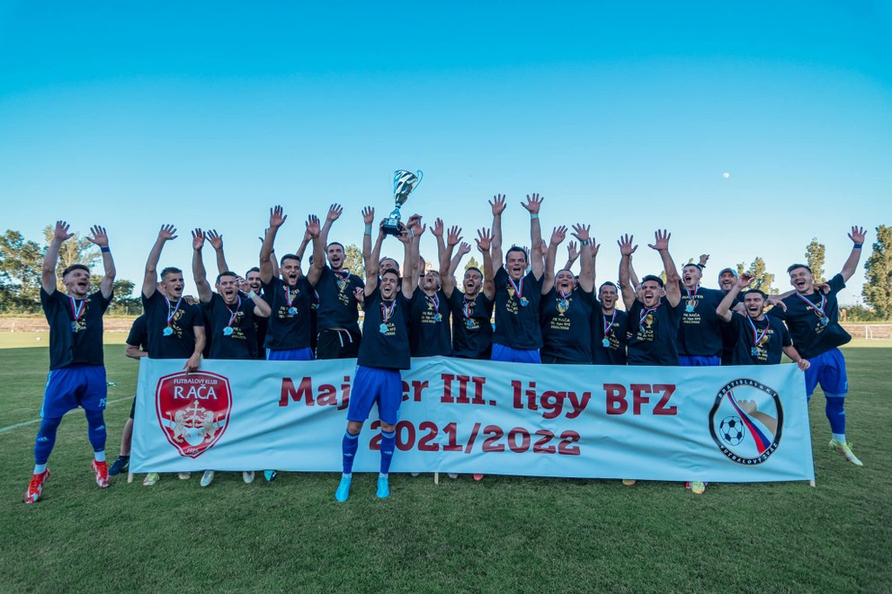 FK Rača - víťaz III. ligy BFZ.