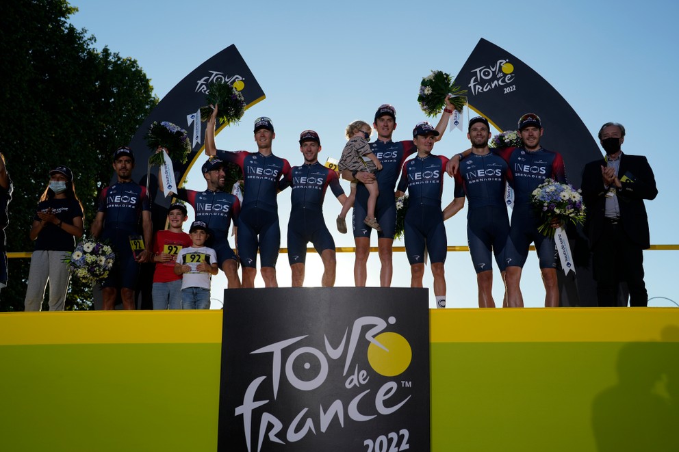 Najlepší tím Tour de France 2022 - Ineos Grenadiers.
