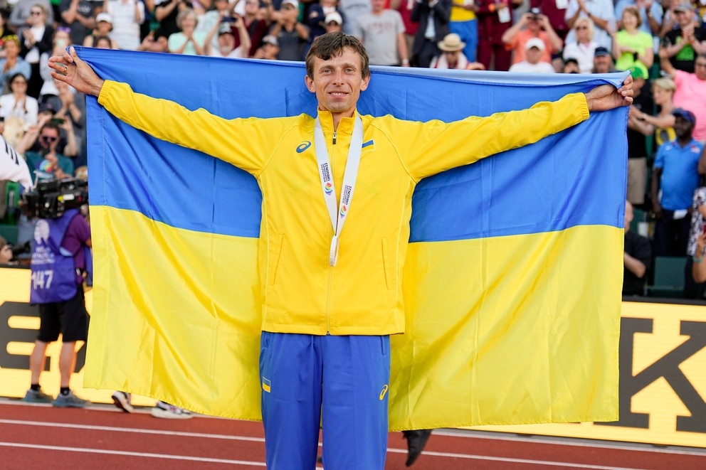 Prvú ukrajinskú medailu na MS v Eugene získal výškar Andrij Procenko.