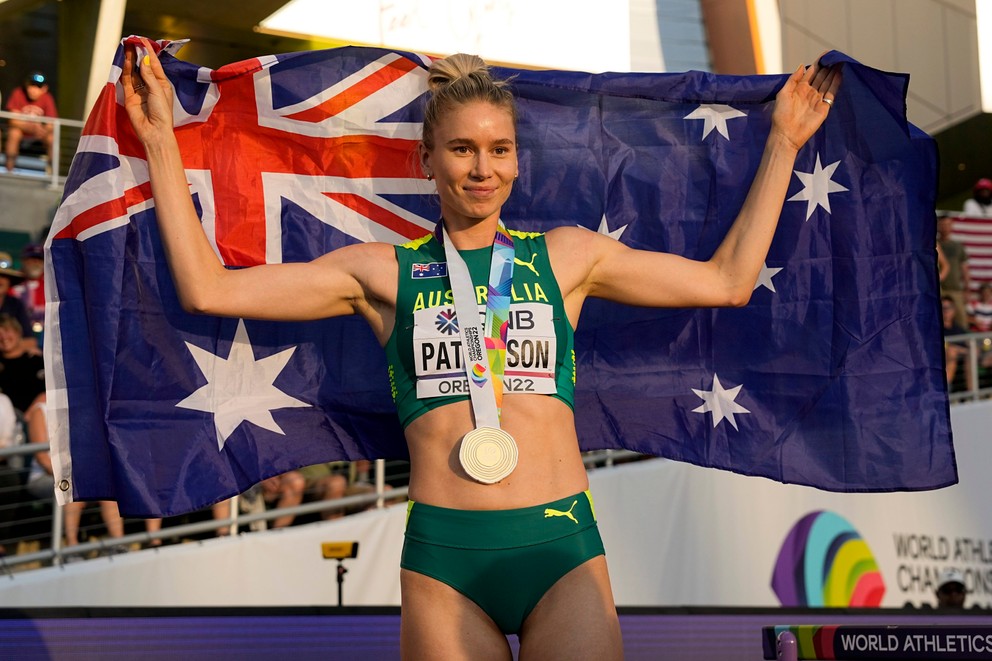 Austrálska reprezentantka v skoku do výšky Eleanor Pattersonová. 