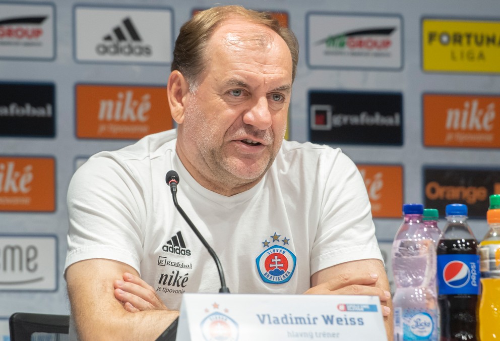 Tréner ŠK Slovan Bratislava Vladimír Weiss st.