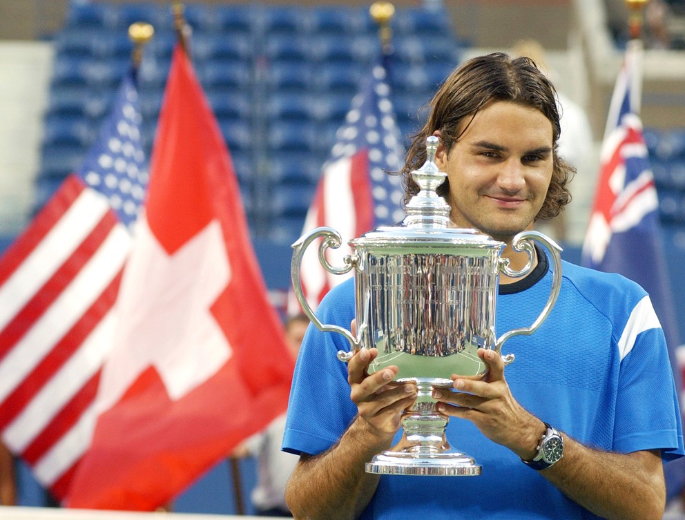 Roger Federer a jeho titul na US Open 2004.