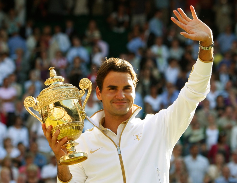 Roger Federer a jeho titul na Wimbledone 2009.