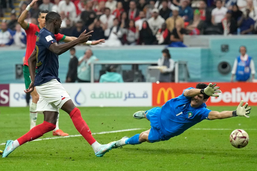 Druhý gól v semifinále Francúzsko - Maroko strelil v 80. minúte Randal Kolo Muani.