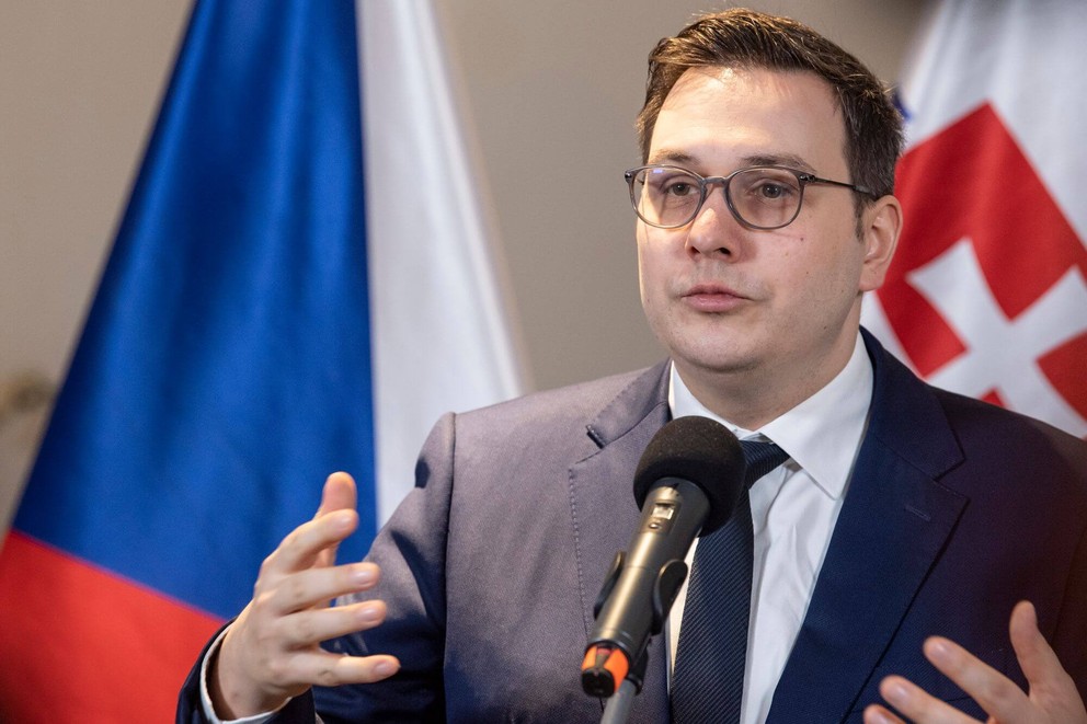 Český minister zahraničných vecí Jan Lipavský. 