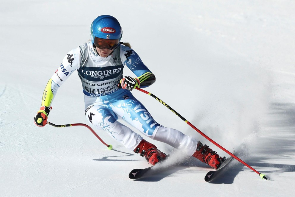 Mikaela Shiffrinová na MS v zjazdovom lyžovaní 2023.