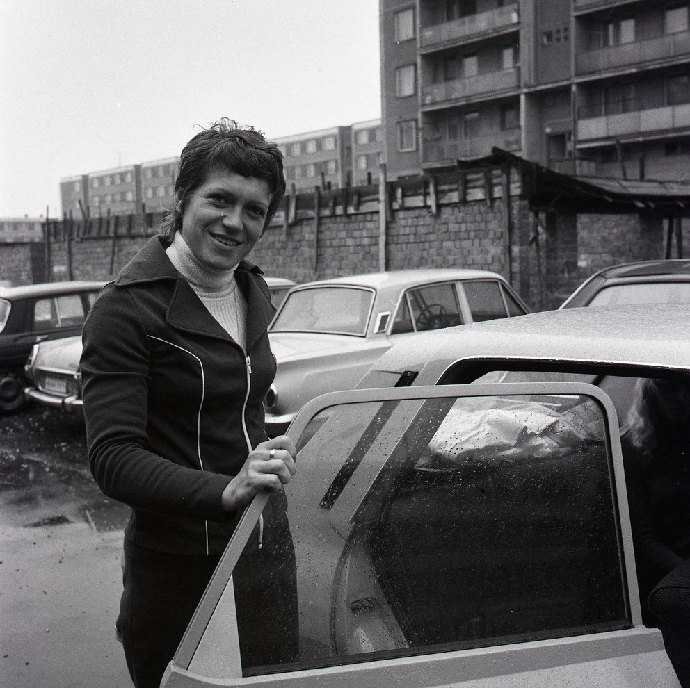 Mária Mračnová v roku 1976.