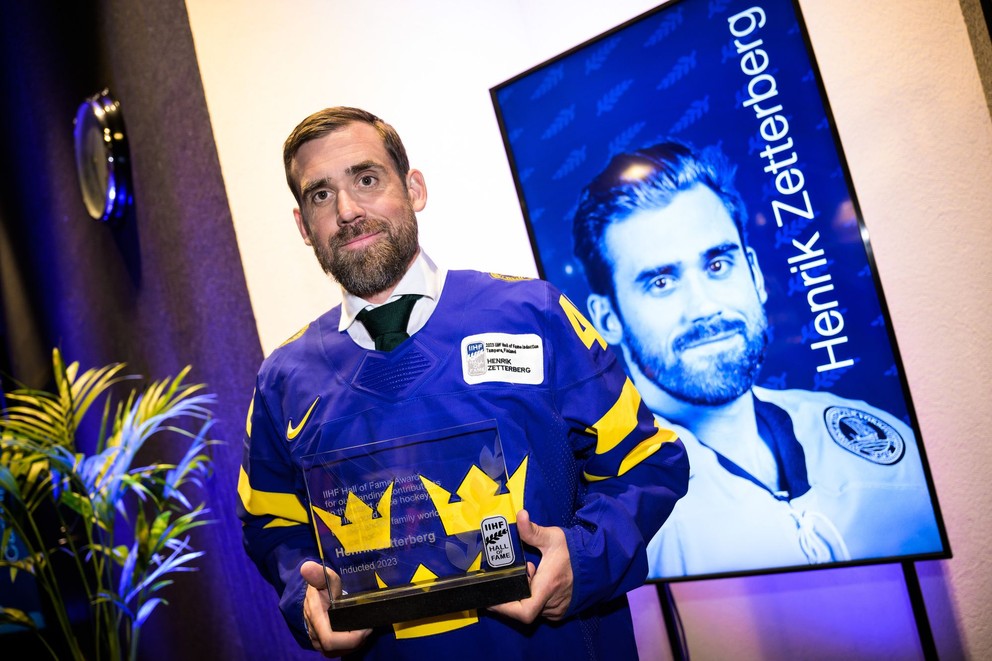 Bývalý švédsky hokejista Henrik Zetterberg sa stal členom Siene slávy IIHF.