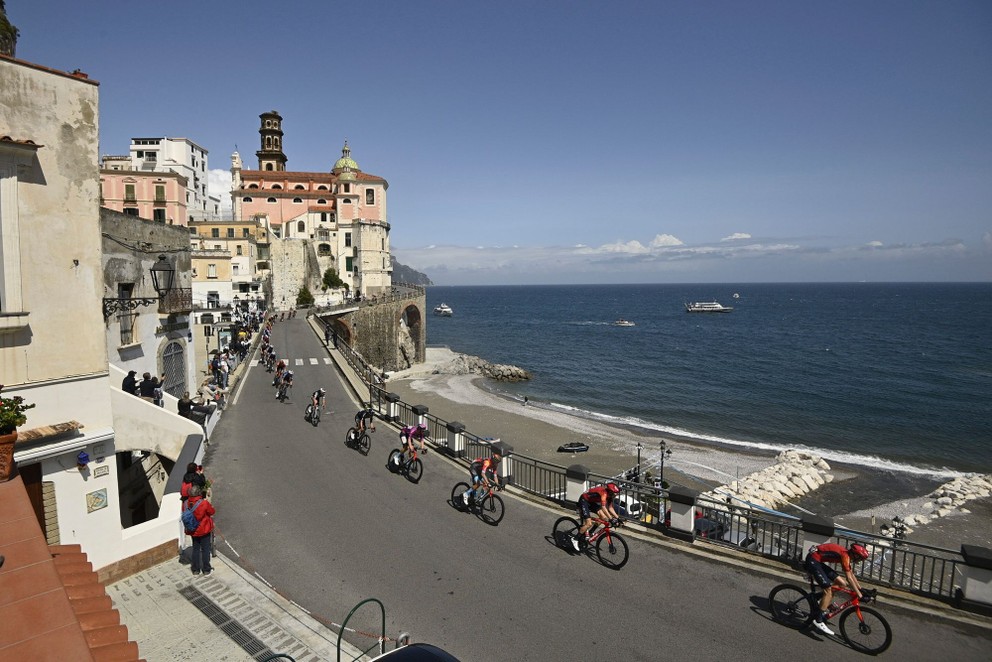 Momentka zo 6. etapy cyklistických pretekov Giro d'Italia 2023.