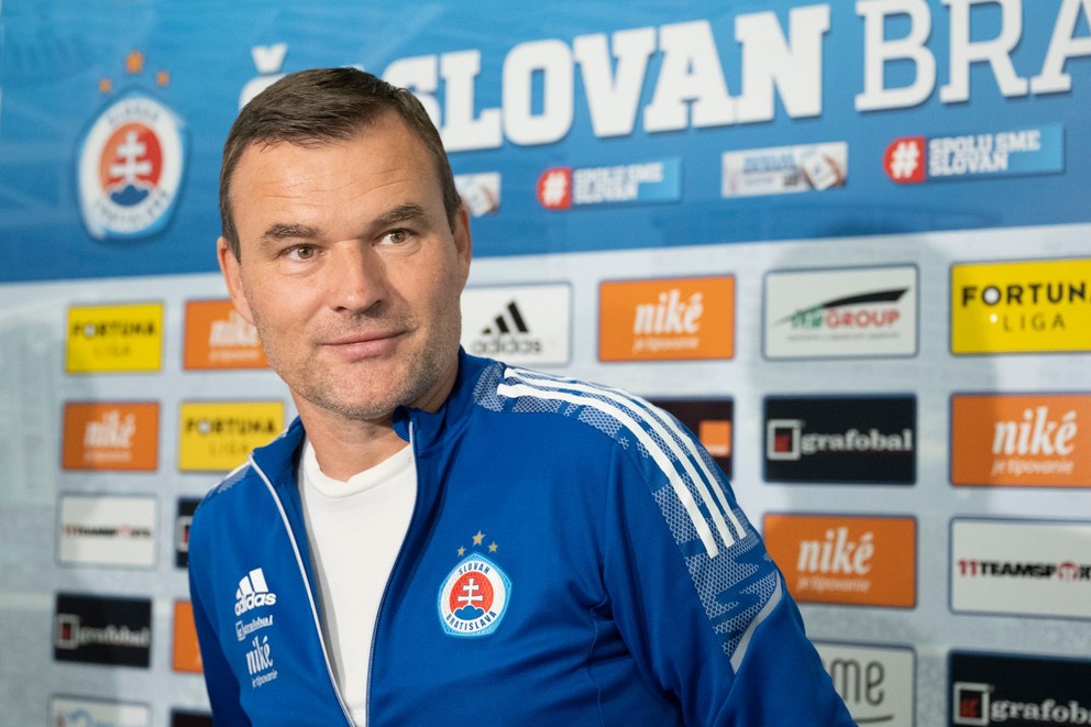 Boris Kitka, asistent trénera ŠK Slovan Bratislava.