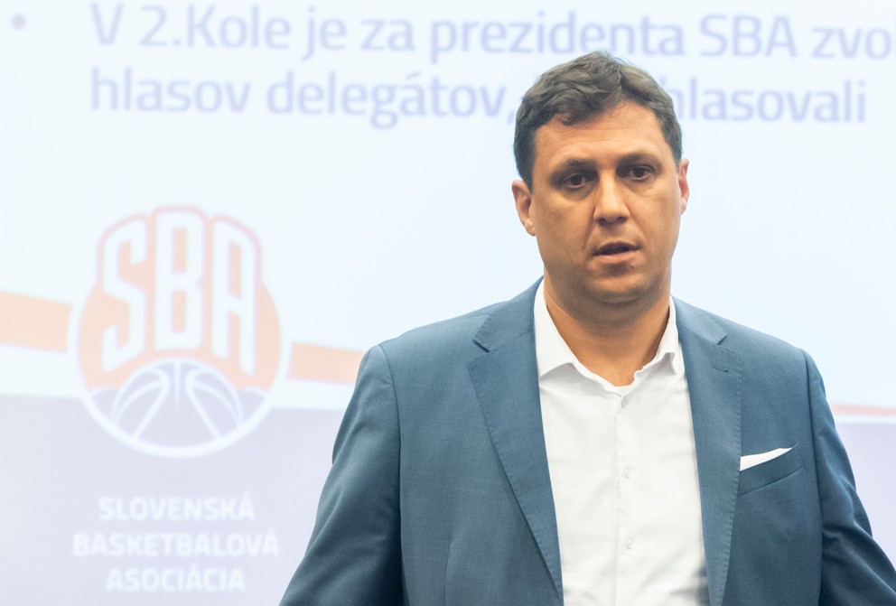 Na snímke nový prezident Slovenskej basketbalovej asociácie (SBA) Michal Ondruš.