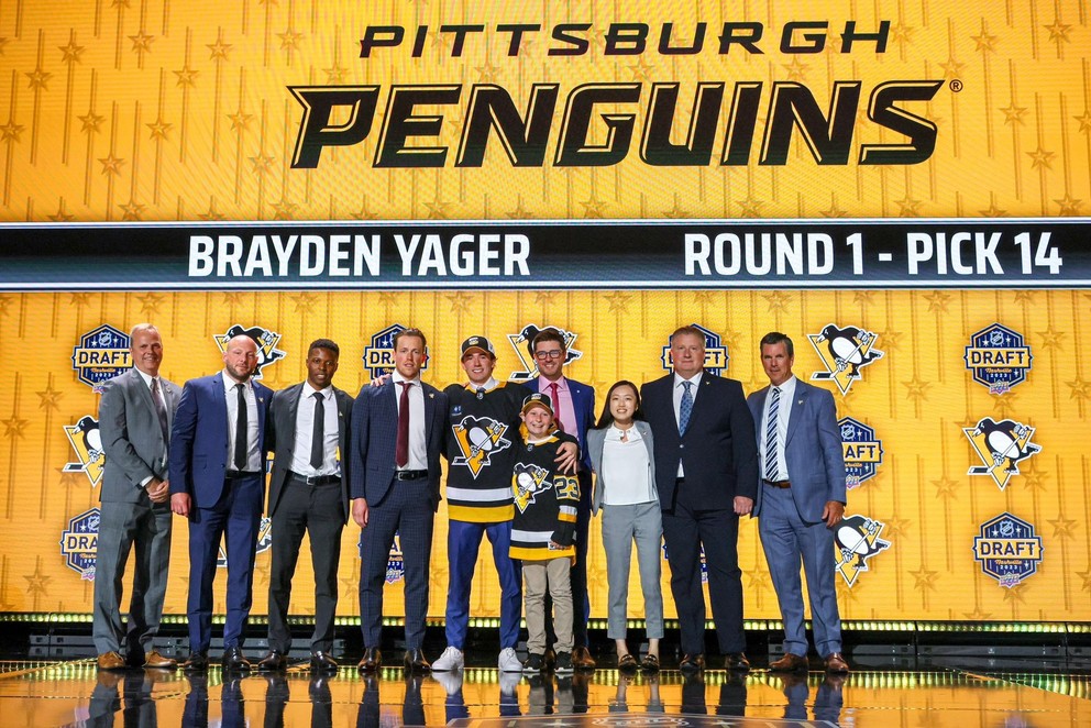 Brayden Yager bol draftovaný na 14. mieste tímom Pittsburgh Penguins v drafte NHL 2023.
