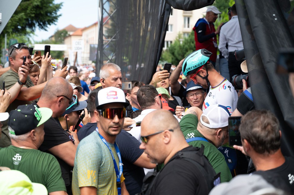 Slovenský cyklista Peter Sagan na majstrovstvách Slovenska a Českej republiky v cestnej cyklistike 2023.