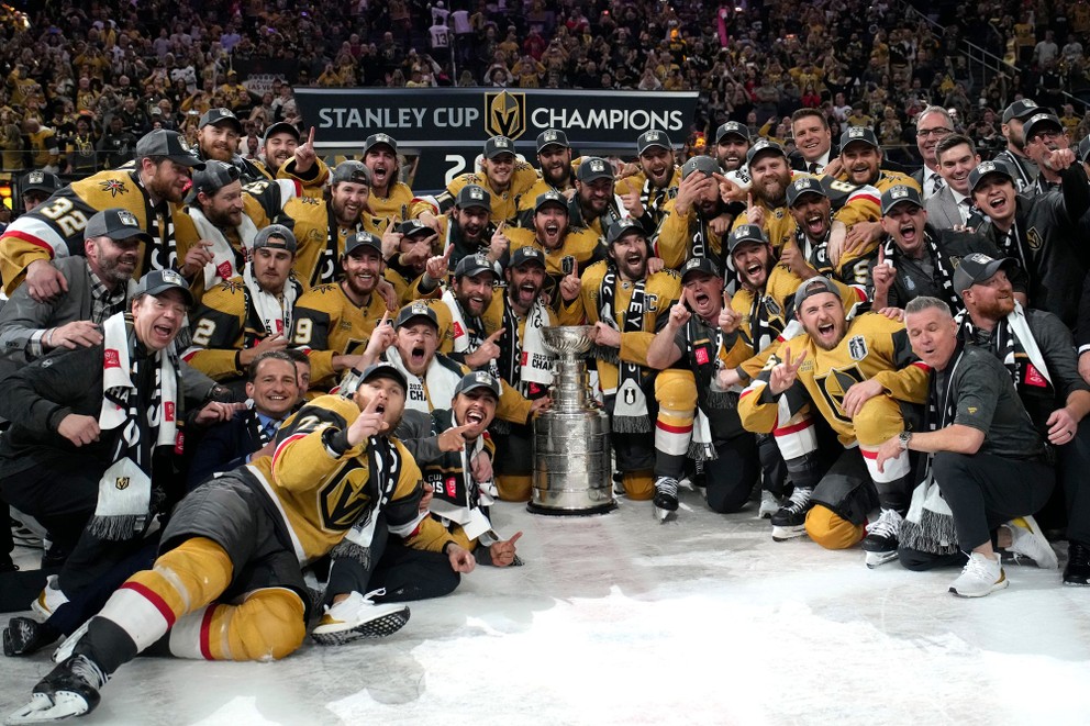 Vegas Golden Knights vyhrali Stanley Cup v roku 2023.