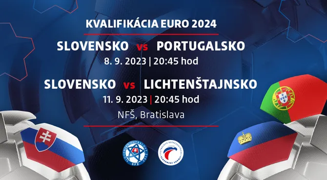 Program slovenskej futbalovej reprezentácie v boji o EURO 2024.