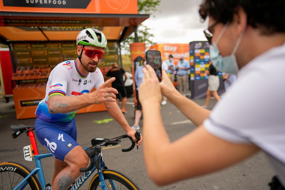 Slovenský cyklista Peter Sagan počas Tour de France 2023.