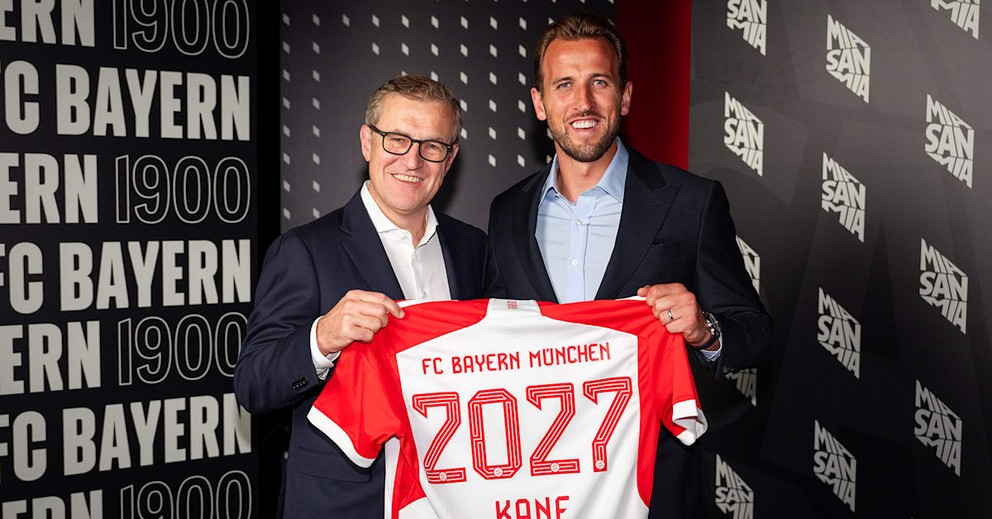 Harry Kane podpísal zmluvu s Bayern Mníchov.