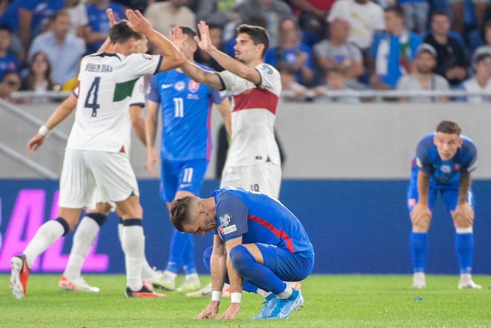 FOTO Slovensko Portugalsko, naj momenty z kvalifikácie EURO 2024