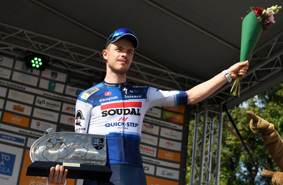 Francúzsky cyklista Rémi Cavagna počas pretekov Okolo Slovenska 2023. 