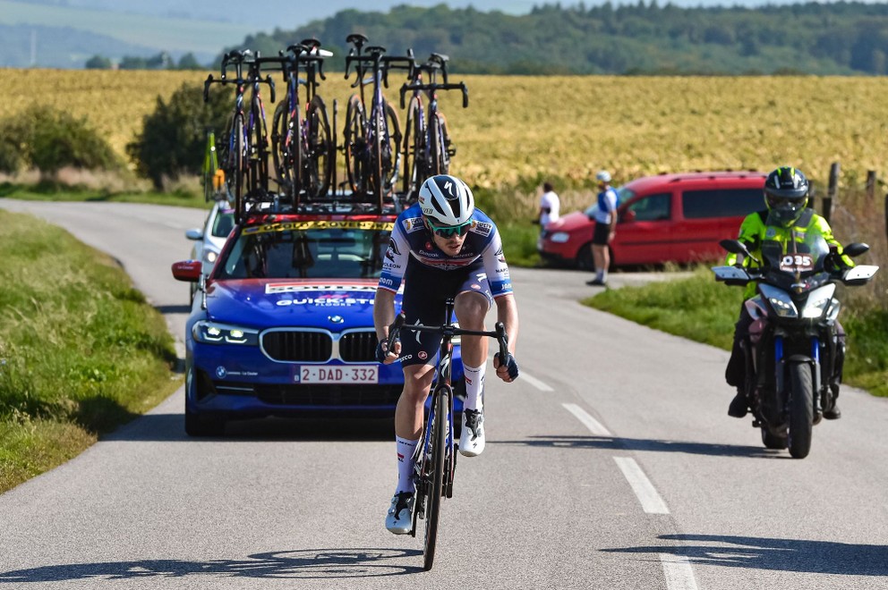 Francúzsky cyklista Rémi Cavagna na pretekoch Okolo Slovenska 2023.