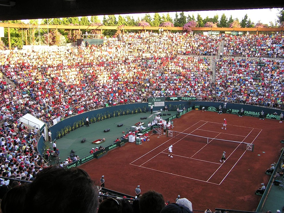 Štadión Medialuna v Čile.