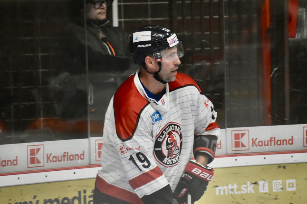 Michel Miklík v drese HK Gladiators Trnava.