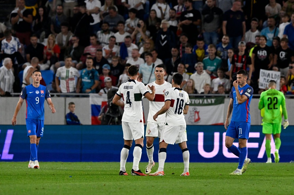 FOTO Slovensko Portugalsko, naj momenty z kvalifikácie EURO 2024