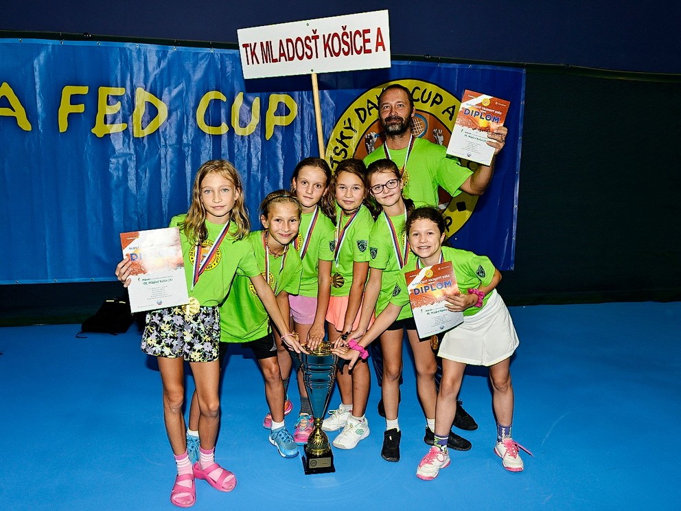 Tenisový tím TK Mladosť Košice sa stal víťazom 19. ročníka Detského Fed Cupu.