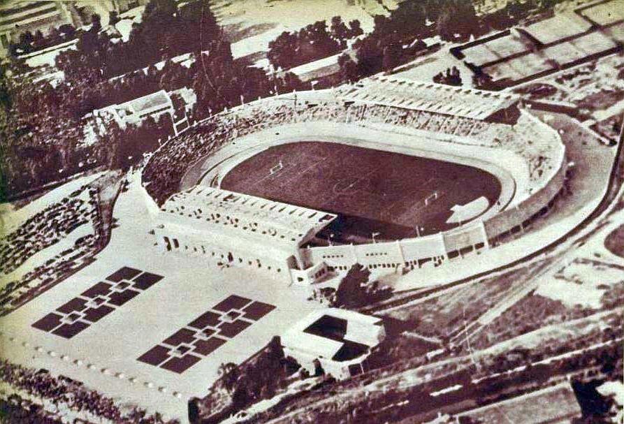 Stade Vélodrome v Marseille.