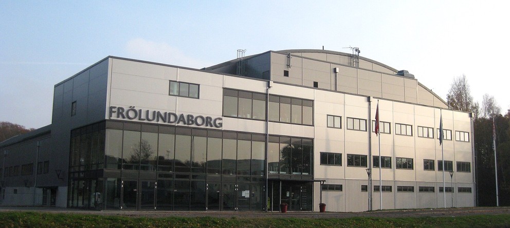Štadión Frölundaborg vo švédskom Göteborgu.