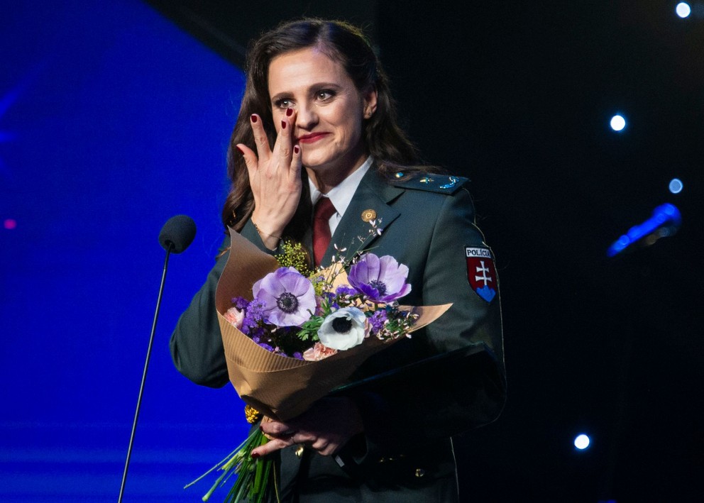 Danka Barteková získala 1. miesto v kategórii najlepší jednotlivec počas slávnostného vyhlásenia výsledkov ankety Športovec roka 2023.