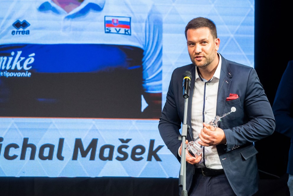 S ocenením tréner roka počas vyhlásenia ankety Volejbalista roka 2022.