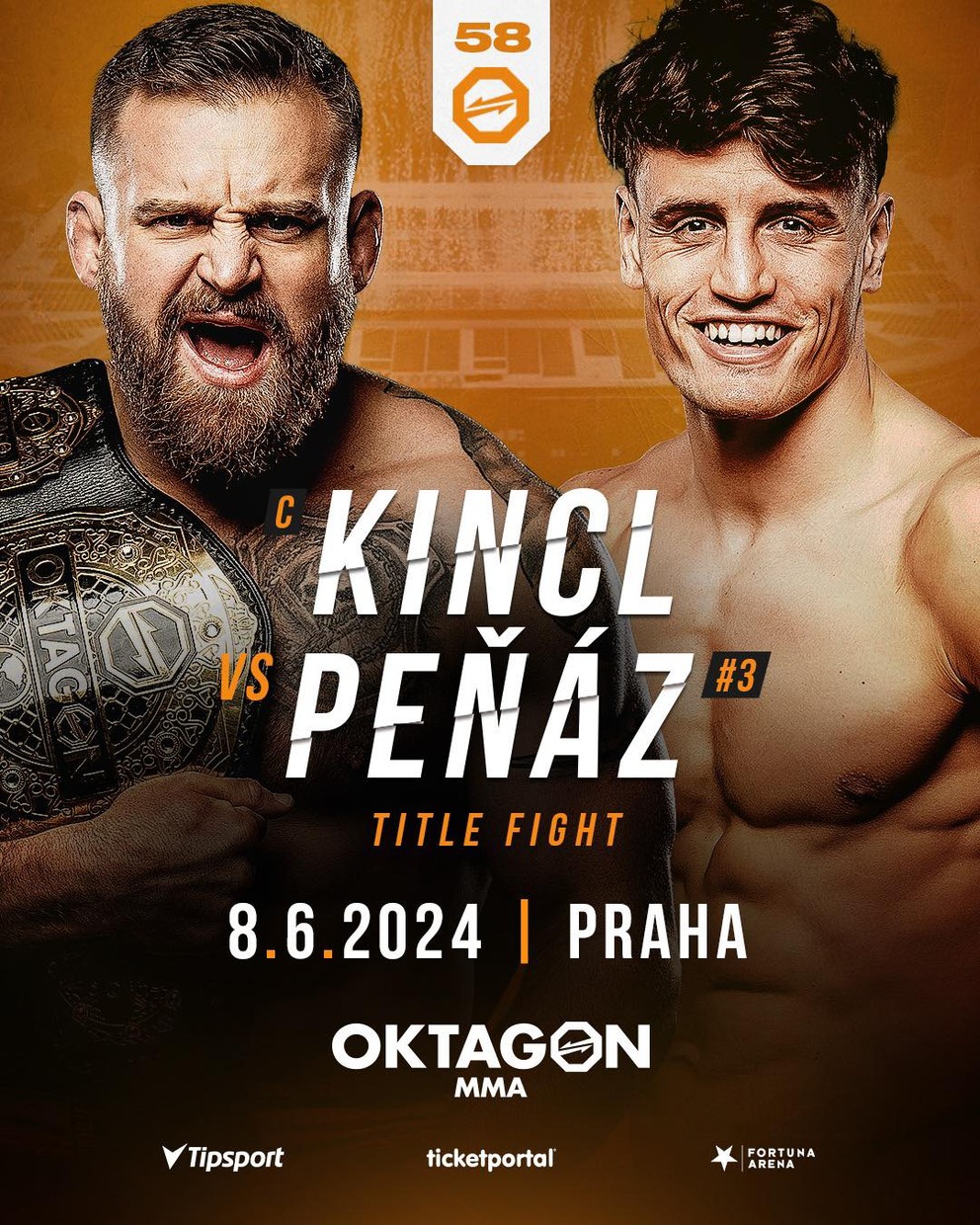 Oficiálna grafika k zápasu Kincl vs. Peňáz.